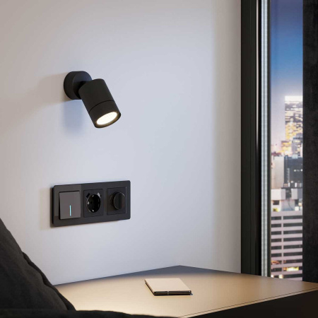 Спот Elektrostandard Niro 25013/01 GU10 черный