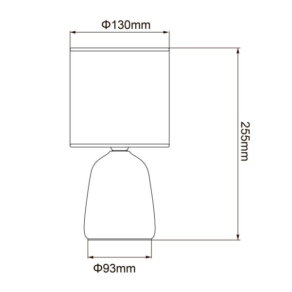 Настольная лампа Uniel UML-B305 E14 White UL-00012419
