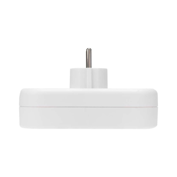 Двойник электрический линейный 16А с/з + 2 USB-порта, 2,4 А, белый REXANT 11-1090