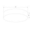 Потолочный светильник TK Lighting 1587 Rondo Black
