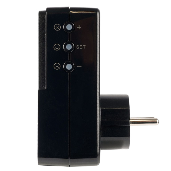 Реле напряжения для розетки регулируемое Stekker VPR-200B, 230В,16A,черный 50690