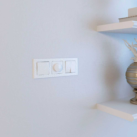 Клавиша Werkel Hammer для выключателя перекрестного белый W1219001 4690389162169