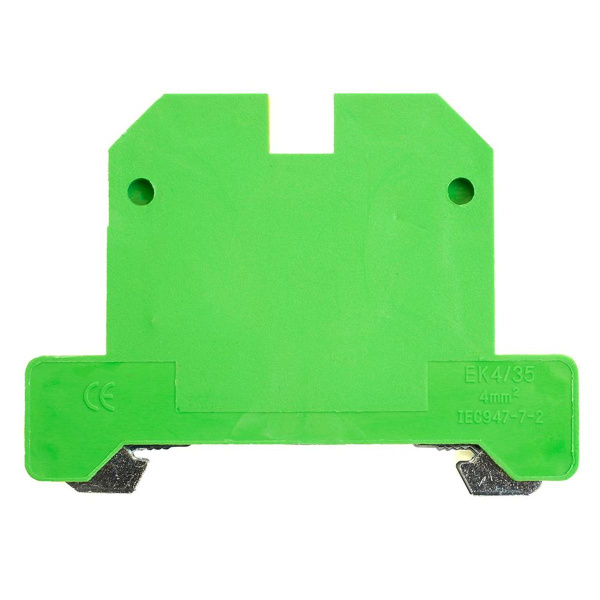 Зажим наборный изолированный (винтовой) 4,0 мм2 (JXB 4), желтый,зеленый LD551-4-40 ЗНИ 49487