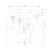 Потолочная люстра TK Lighting 758 Nilos