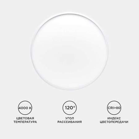 Потолочный светодиодный светильник Apeyron Spin 18-135