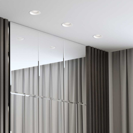 Встраиваемый светодиодный светильник Elektrostandard Punto 25016/01 белый a065470