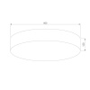 Потолочный светильник TK Lighting 2443 Rondo White