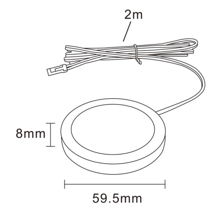 Светильник накладной мебельный 12V Mobiled Lightstar 036230