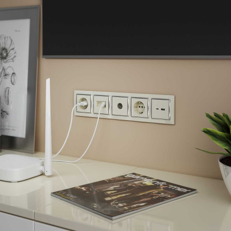 ТВ-розетка оконечная Werkel слоновая кость W1183003 4690389155802