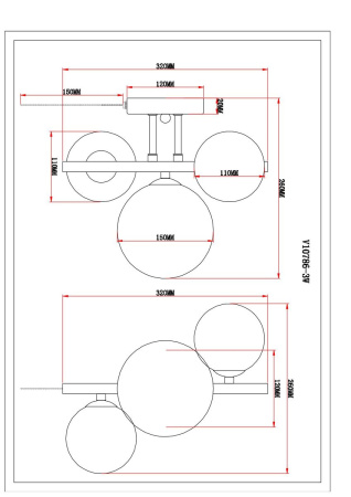 Бра Moderli Renny V10786-3W