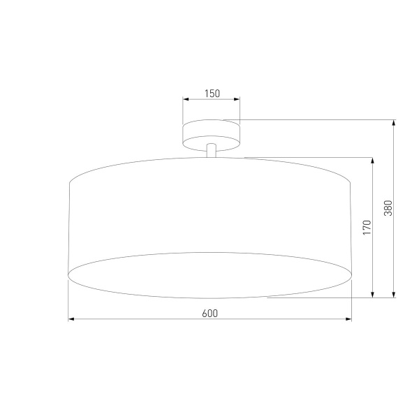 Потолочный светильник TK Lighting 4239 Rondo Graphite