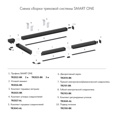 Экран Denkirs Smart One TR2028-BK