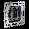 Механизм перекрестного переключателя двухклавишного 10А, S70 Voltum VLS0205M