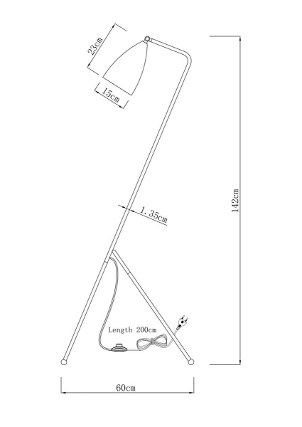 Торшер Moderli Show V10999-F
