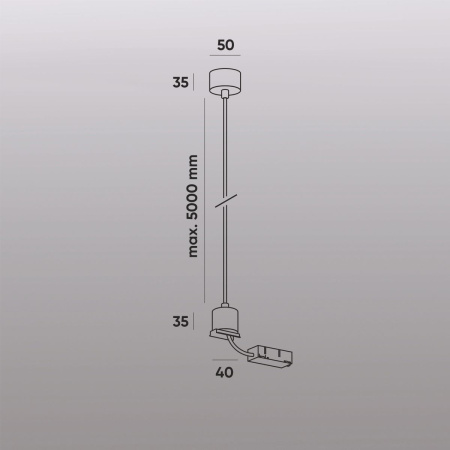 Подвод питания Denkirs Smart Base TR2124-BK