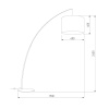Торшер TK Lighting 5486 Moby Nature