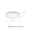 Накладная светодиодная панель Apeyron 06-42