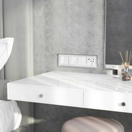 Выключатель Werkel Hammer двухклавишный белый W1220001 4690389162268