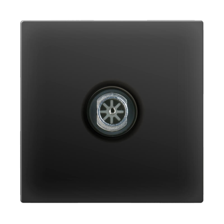 ТВ-розетка оконечная Werkel черный матовый W1183008 4690389157028