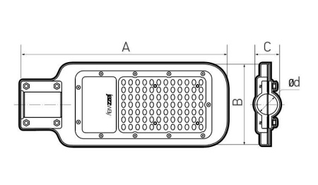 Уличный светодиодный консольный светильник Jazzway PSL 07 5041035