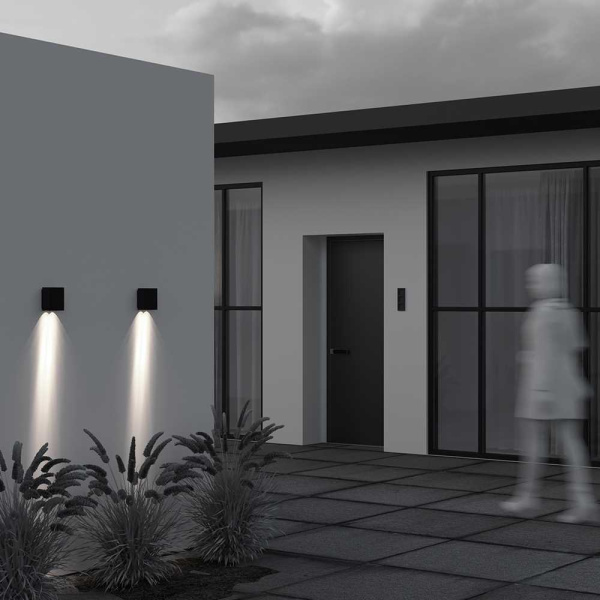 Уличный настенный светильник Maytoni Outdoor Shell O505WL-L6B3K