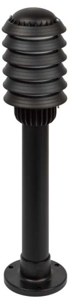 Садово-парковый светильник ЭРА «Поллар» НТУ 01-60-014 напольный черный IP54 Е27 max60Вт h650мм Б0057487