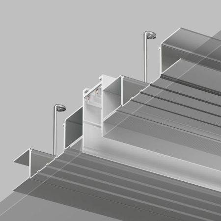 Шинопровод встраиваемый однофазный Denkirs Smart Hide TR2012-WH