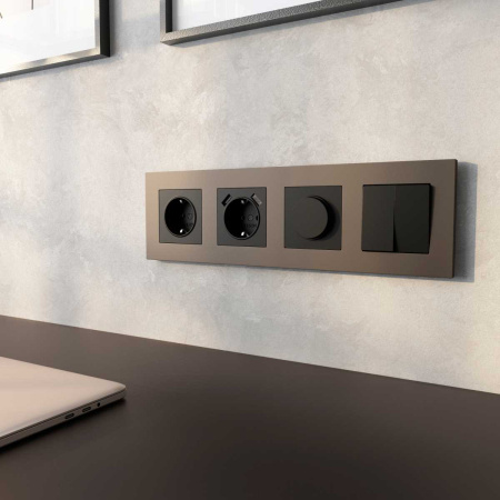 Диммер N Werkel черный матовый W1142008 4690389212901