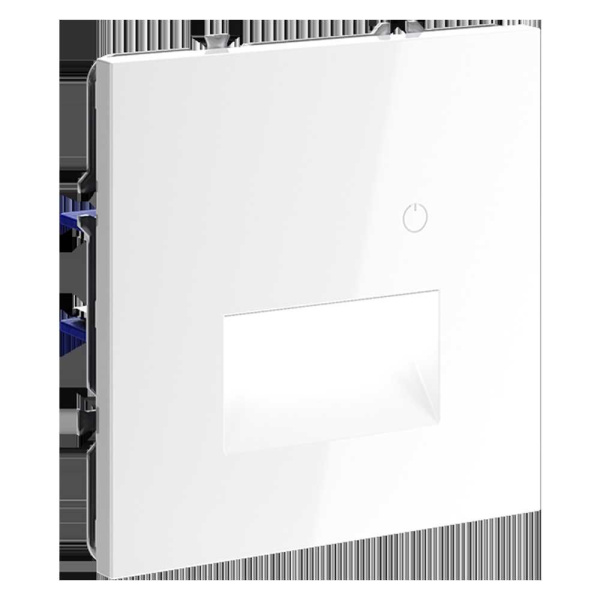 Подсветка светодиодная встраиваемая Voltum S70 с датчиком, (белый глянцевый) VLS070701