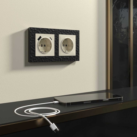 Розетка с заземлением Werkel слоновая кость W1171003 4690389155741