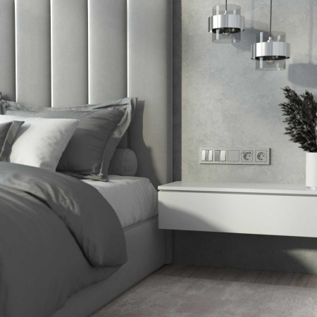 Лицевая панель Werkel Hammer серебряный W1259206 4690389162763