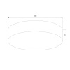 Потолочный светильник TK Lighting 5638 Rondo Linen
