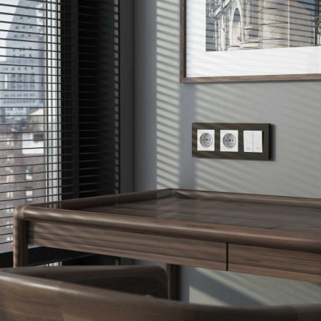 Выключатель жалюзи Werkel белый W1124501 4690389155239