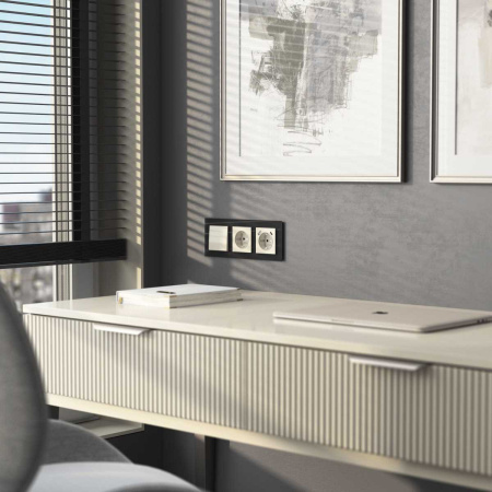 Выключатель одноклавишный Werkel слоновая кость W1110003 4690389155529