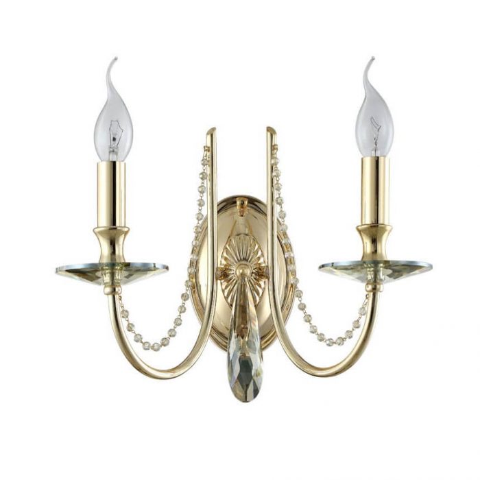 Бра Crystal Lux Victoria AP2 Gold/Amber — изображение 2