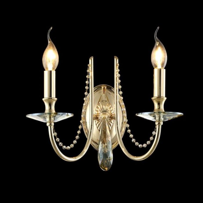 Бра Crystal Lux Victoria AP2 Gold/Amber — изображение 4