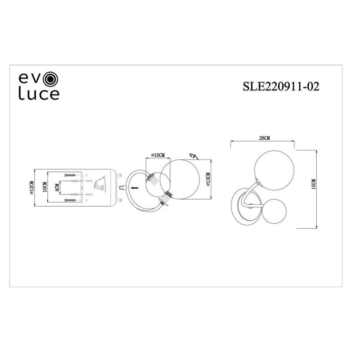 Бра Evoluce Formae SLE220911-02 — изображение 2