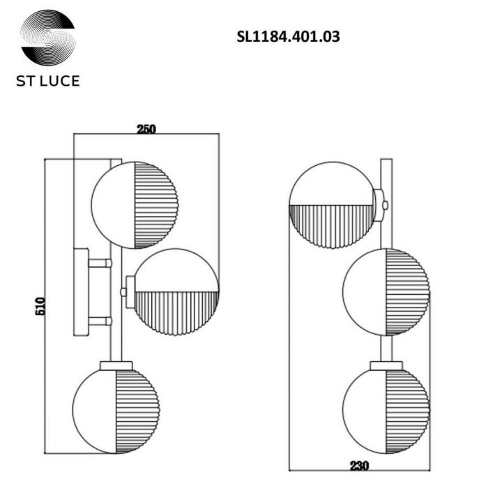 Бра ST Luce Todo SL1184.401.03 — изображение 2