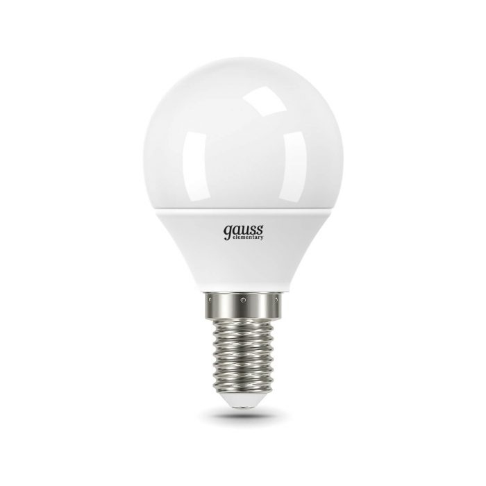 Лампа светодиодная Gauss E14 12W 4100K матовая 53122 — изображение 2