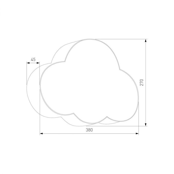 Настенный светильник TK Lighting 4967 Cloud — изображение 2