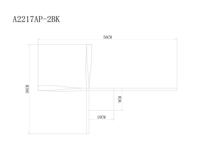 Настенный светодиодный светильник Arte Lamp Acrux A2217AP-2BK — изображение 2