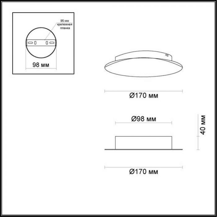 Настенный светодиодный светильник Odeon Light Hightech Lunario 3562/6WL — изображение 4