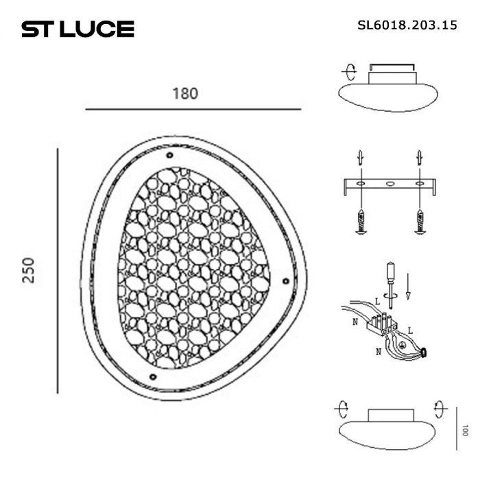 Настенный светодиодный светильник ST Luce Enigma SL6018.203.15 — изображение 2