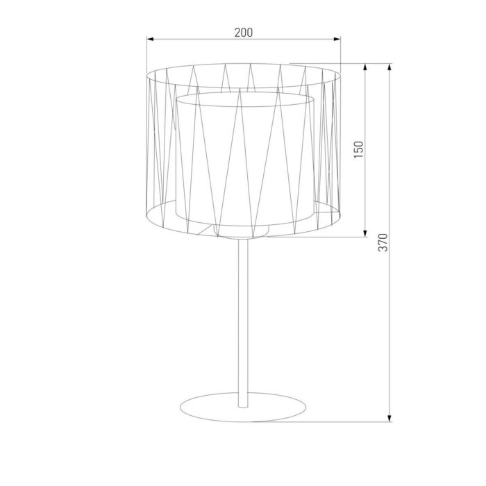 Настольная лампа TK Lighting 2898 Harmony Black — изображение 2