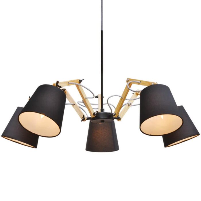 Подвесная люстра Arte Lamp Pinoccio A5700LM-5BK — изображение 5