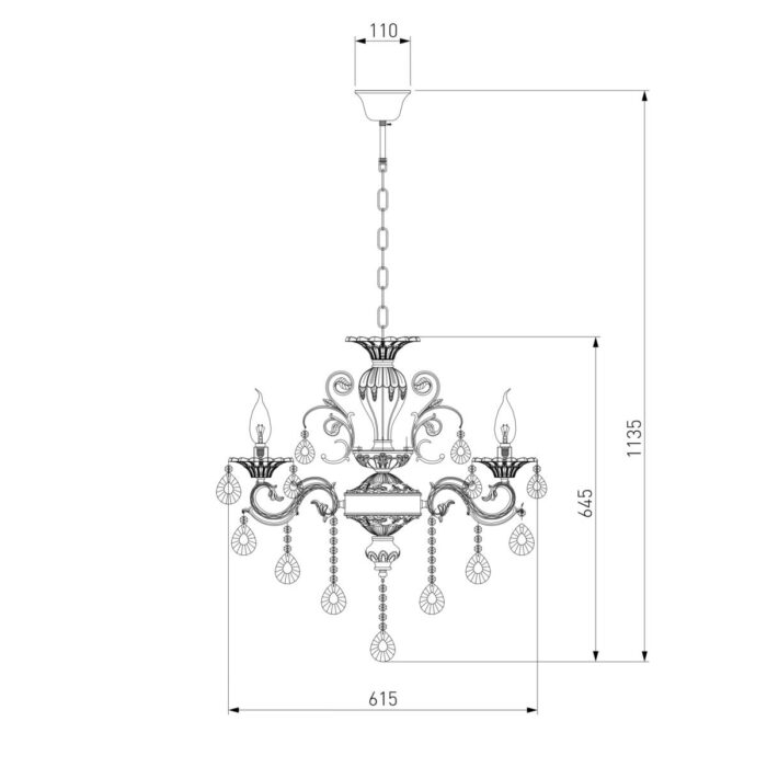 Подвесная люстра Bogates 294/6 Strotskis — изображение 2