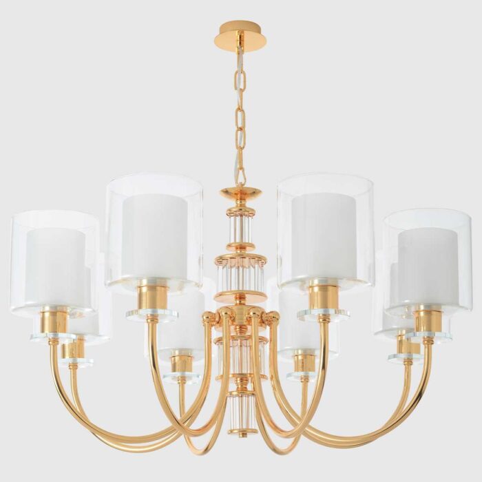 Подвесная люстра Crystal Lux ELENA SP8 GOLD — изображение 5