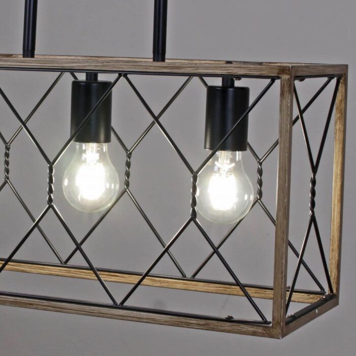 Подвесная люстра Illumico IL1008-3LL-05 BK Wood — изображение 2