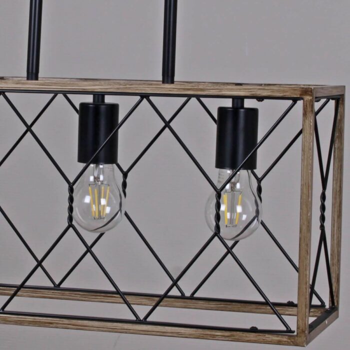 Подвесная люстра Illumico IL1008-3LL-05 BK Wood — изображение 3
