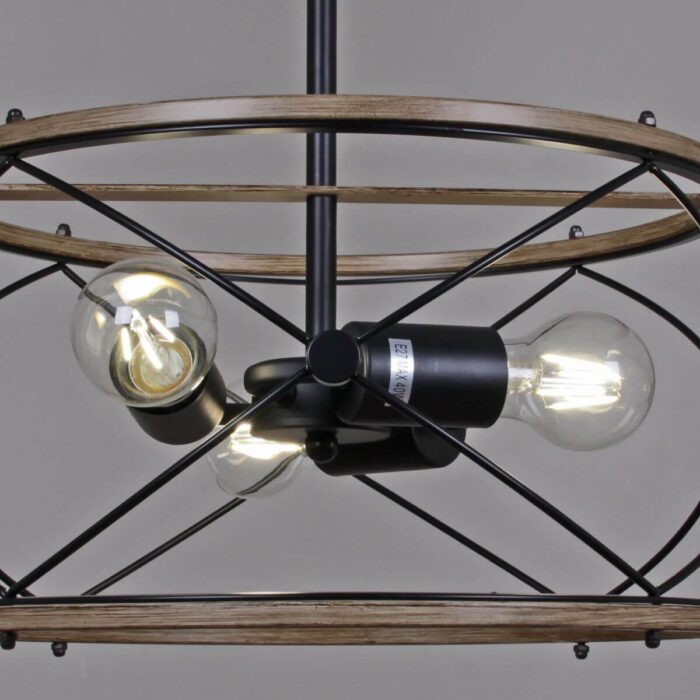 Подвесная люстра Illumico IL1008-3P-05 BK Wood — изображение 3